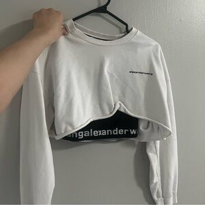 Alexander Wang 2 Piece Crop Top